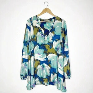 Show Me Your Mumu Jamie Tunic Top Long Sleeve Shirt Size Medium x Revolve